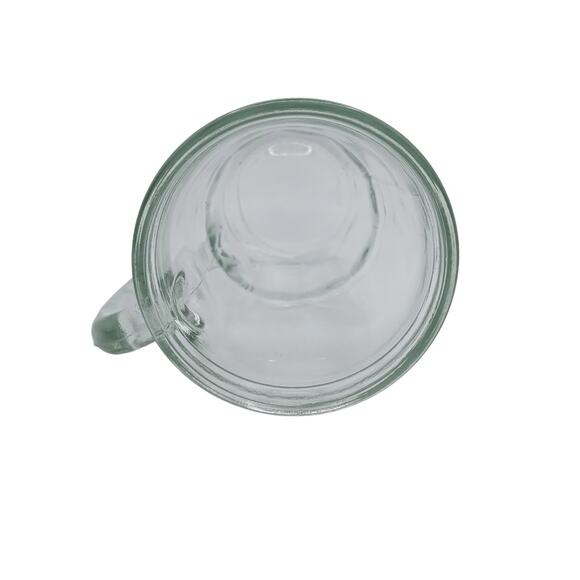 Vintage Anchor Hocking Jelly Jar Juice Glass Mug with Handle Retro Childs Size - Picture 9 of 10